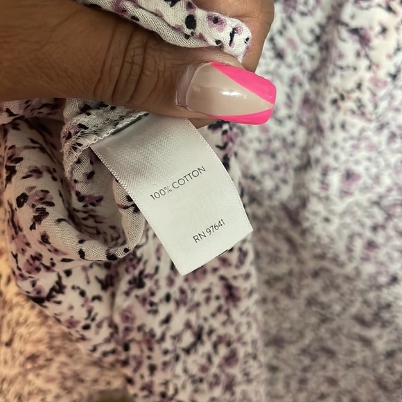 J.Jill Floral Long Sleeve Top Size XL - Picture 7 of 7